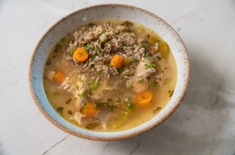 Chicken Soup with Wild Rice